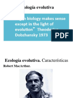 Clase 1. Introduccion. Ecologia Evolutiva.
