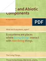 biotic and abiotic components