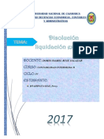 Informe- Disolucion, Liquidacion y Extincion de Ruiz Flores s.c.