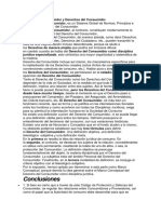 Derecho Del Consumidor y Derechos Del Consumidor