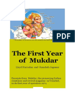 The First Year of Mukdar 2009