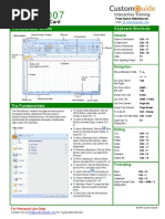 Excel 2007 Quick Reference