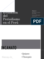Evolución Del Periodismo en el Perú