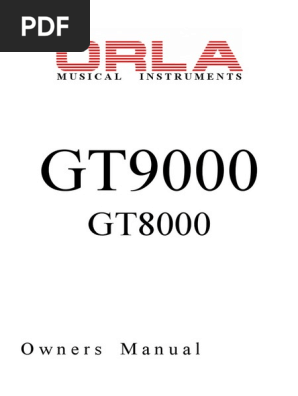 Gt9000gt8000mangb1 Orchestras An Music