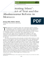 Demonstrating Islam：the Conflict of Text and the Mudawwana Reform in Morocco