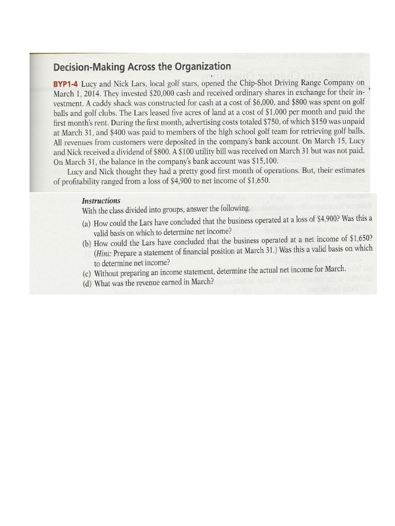 Class Exercise 1 | PDF