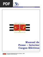 Manual de Posse Em Cargo Efetivo - TJSP