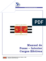 Manual de Posse Em Cargo Efetivo - TJSP