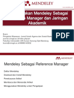 Menggunakan Mendeley Sebagai Reference Manager Dan Jaringan Akademik