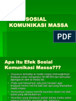 Efek Sosial Komunikasi Massa 1