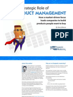 Strategic Role Product Management