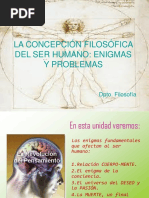 La Concepción Filosófica Del Ser Humano