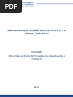 A Oficina de Português Língua Não Materna Da Escola E.B 2,3