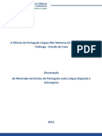 A Oficina de Português Língua Não Materna Da Escola E.B 2,3
