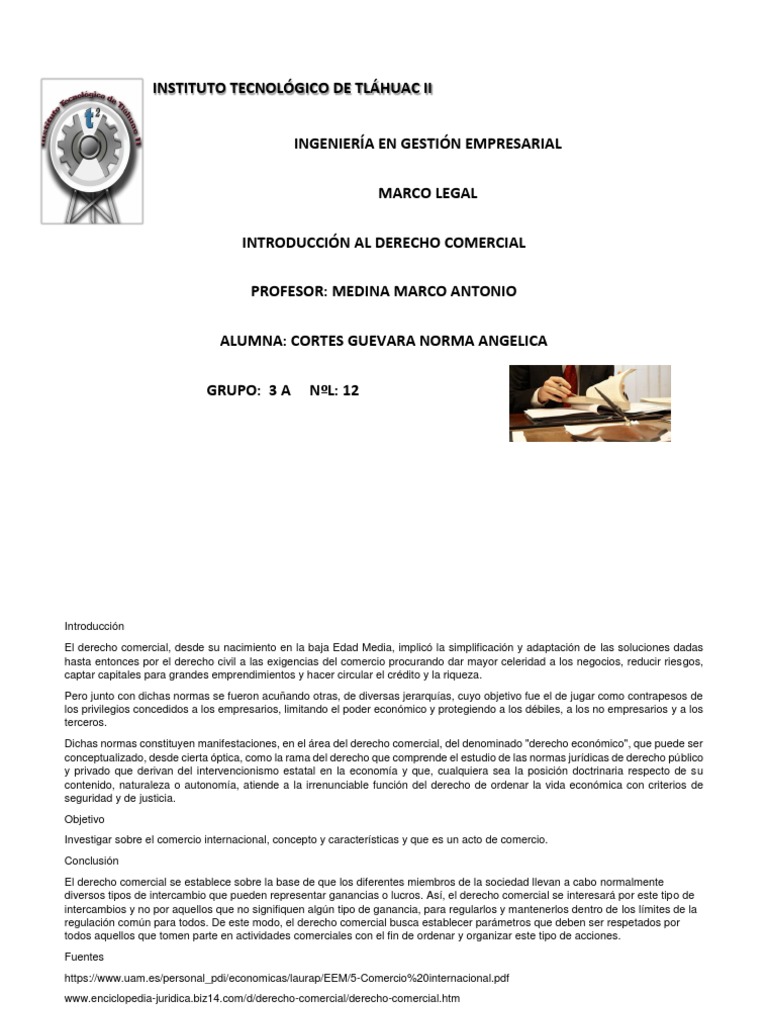 Introduccion Al Derecho Comercial Comercio Gobierno