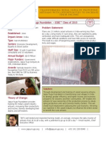 Jaipur Rugs Foundation - GSBI 2010 - Factsheet