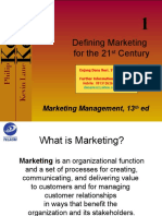 Defining Marketing For The 21 Century
