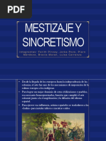 Mestizaje y Sincretismo
