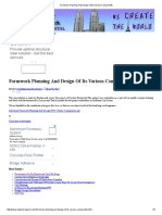 Structural Steel Solution: Formwork Planning and Design of Its Various Components