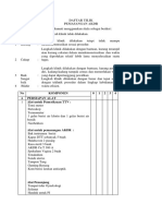 Daftar Tilik Pemasangan Akdr