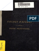 Railway Masonry and Bridge Foundations 1883 PDF