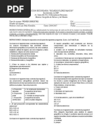 Parcial Primer Bimestre Geografía