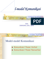 Model Model Komunikasi