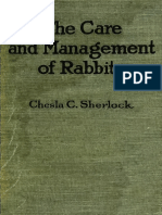 Care and Management of Rabbits-1920