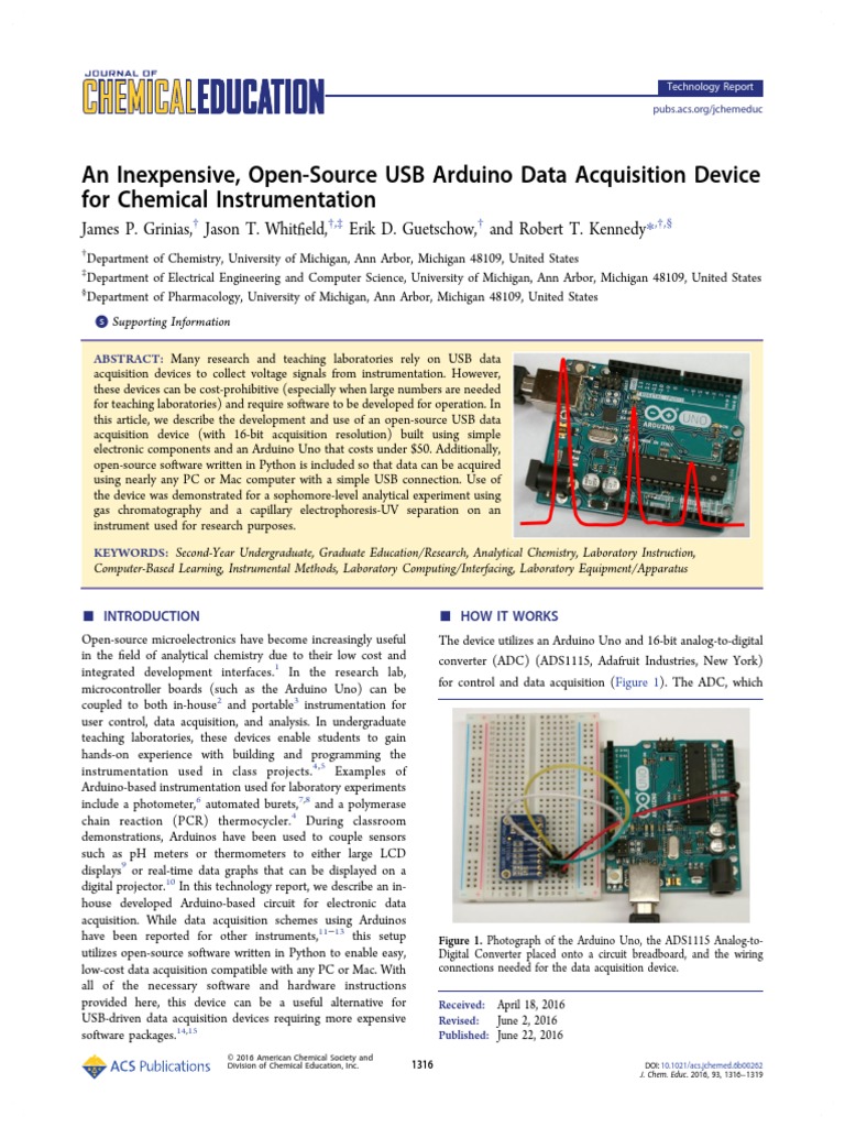 An Inexpensive, Open-Source USB Arduino Data Acquisition Device For ...