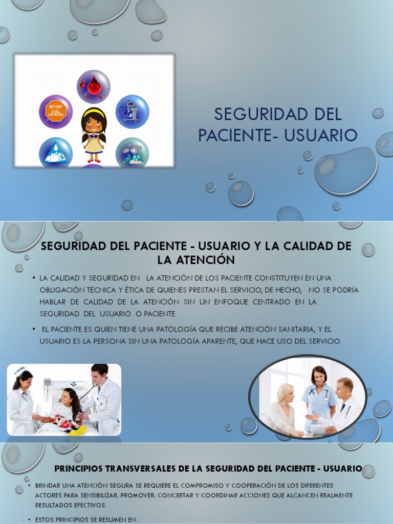 Seguridad del Paciente y Calidad Asistencial | PDF | Seguridad del ...