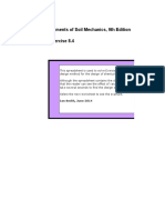 Elements of Soil Mechanics, 9th Edition Exercise 8.4: Ian Smith, June 2014