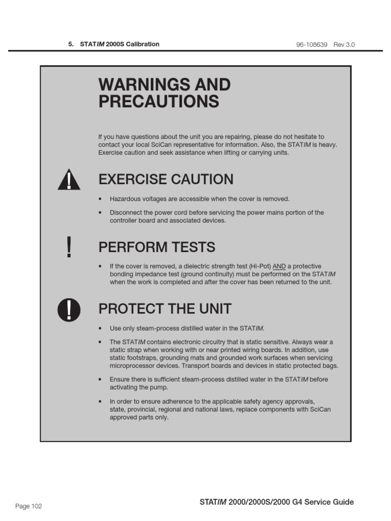 Statim 2000 & 5000 - SM R3 | PDF | Calibration | Thermocouple