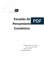 Escuelas de Pensamiento Econonico(Trabajo D° Economico)