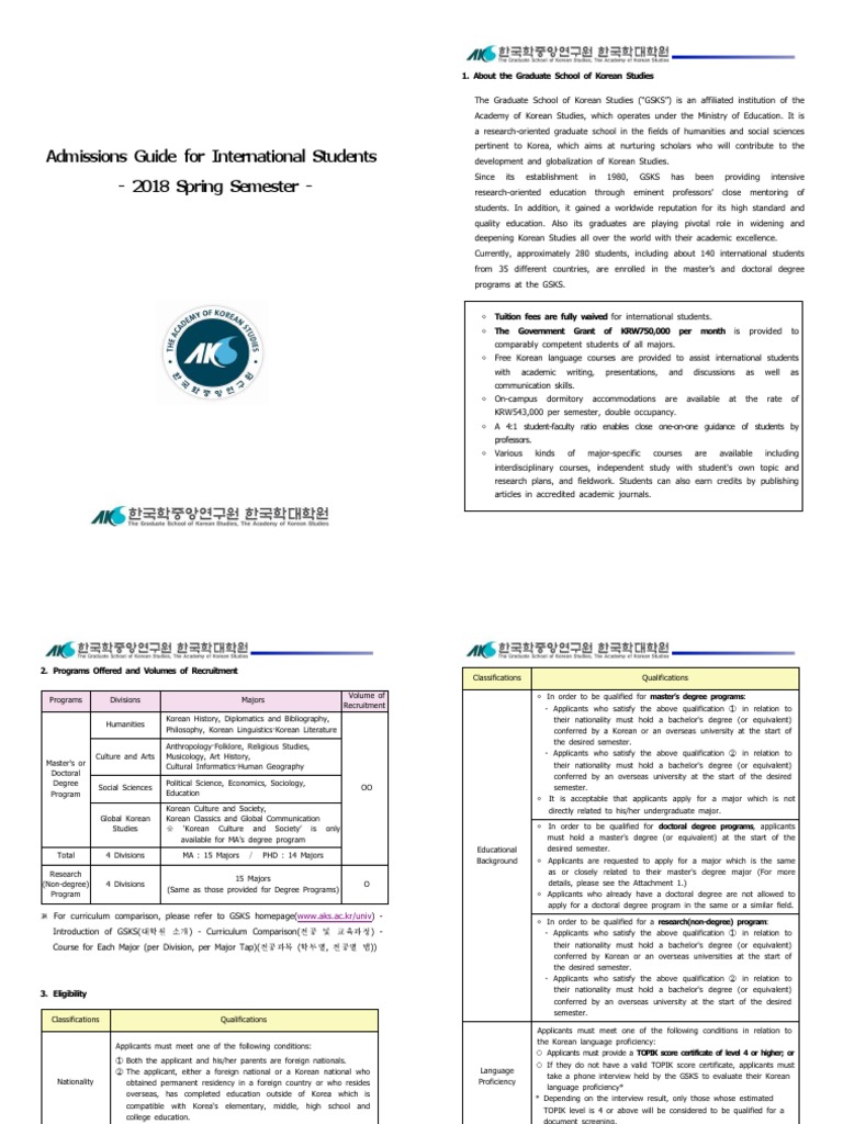 International Student Admissions Guide | PDF | Academic Degree ...