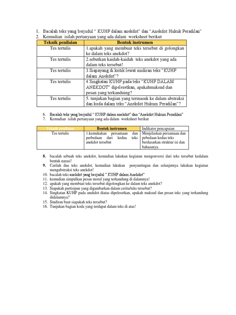 Bacalah Teks Yang Berjudul