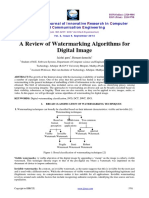 A Review of Watermarking Algorithms Fordigital Image