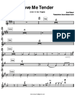 Love Me Tender - Trumpet 1 PDF