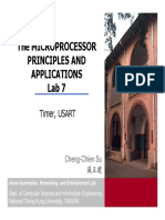 The Microprocessor Principles and Applications Lab 7: Timer, USART