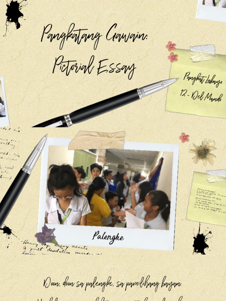 Pictorial photo essay picture