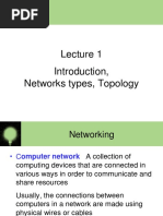 Introduction, Networks Types, Topology