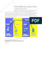 Konfigurasi Vlan Mode Acces Dan Trunk