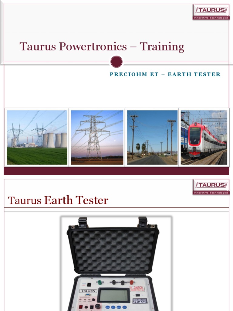 Earth Tester PDF | PDF | Electricity | Electrical Engineering