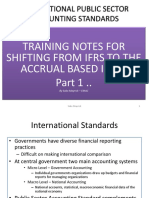 International Public Sector Accounting Standards: Training Notes For Shifting From Ifrs To The Accrual Based Ipsas