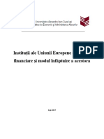 Institutii Ale Uniunii Europene