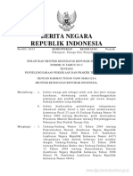 Permen Kemenkes Nomor 26 Tahun 2013 (Permen Nomor 26 Tahun 2013)