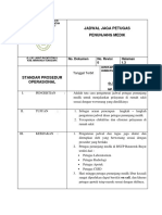 SOP Jadwal Jaga Penunjang