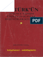 Şerafettin Turan - Atatürk'Ün Düşünce Yapısını Etkileyen Olaylar, Düşünürler, Kitaplar