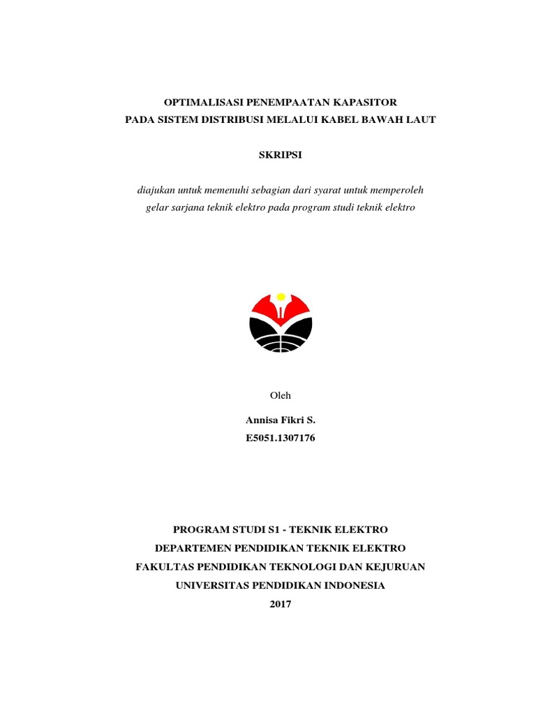  Contoh COVER Skripsi  UPI