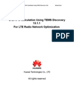 Lte Kpis Calculation Using Tems Discovery 13.1.1 For Lte Radio Network Optimization