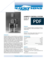 Humidity Control System: File No. 36 Section 9